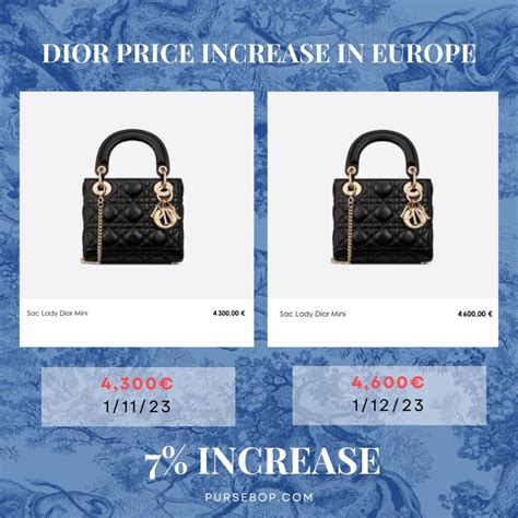 price increase louis vuitton 2023|dior price increase 2023.